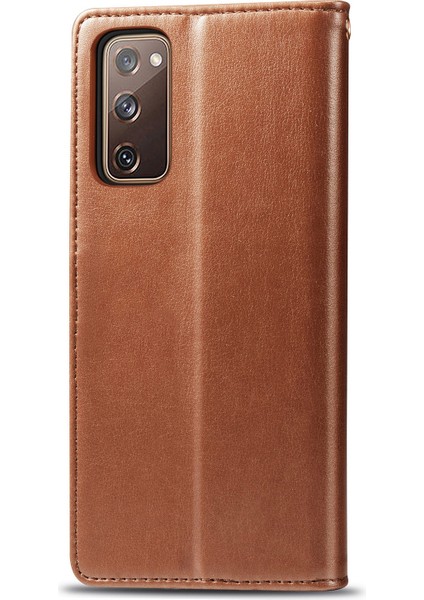Galaxy S20 Fe (4g / 5g) / S20 Lite Retro Katı Renkli Kılıfı Kahverengi (Yurt Dışından) modelleri
