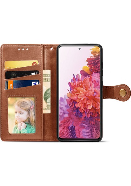 Galaxy S20 Fe (4g / 5g) / S20 Lite Retro Katı Renkli Kılıfı Kahverengi (Yurt Dışından) fırsatları