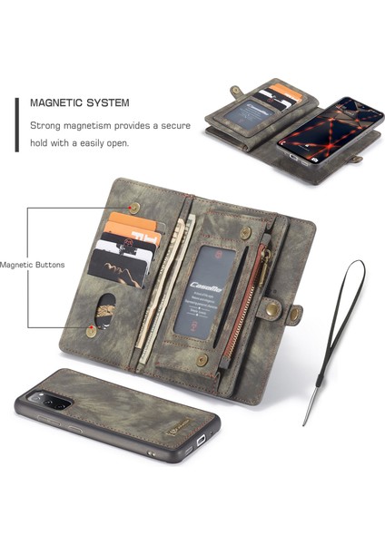 Samsung Galaxy S20 Fe Caseme 008 Çok Fonksiyonlu Durumda Siyah (Yurt Dışından) indirimleri