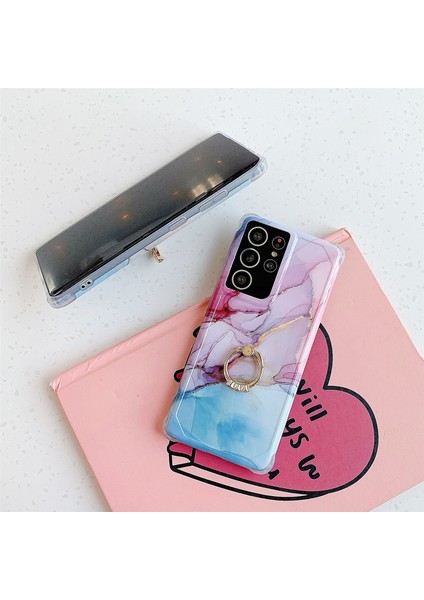 Samsung Galaxy S20 Fe / S20 Lite Için Rhinestone Ring Kılıfı Mor (Yurt Dışından) fiyatları