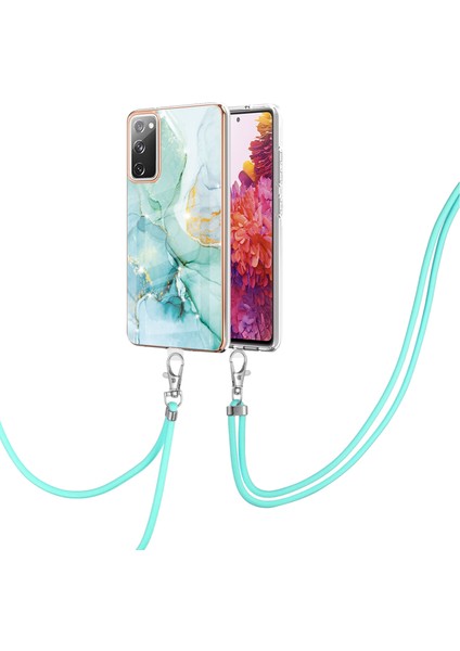 Samsung Galaxy S20 Fe 5g / 4g Için Mermer Tpu Kılıfı Yeşil (Yurt Dışından) fiyatları