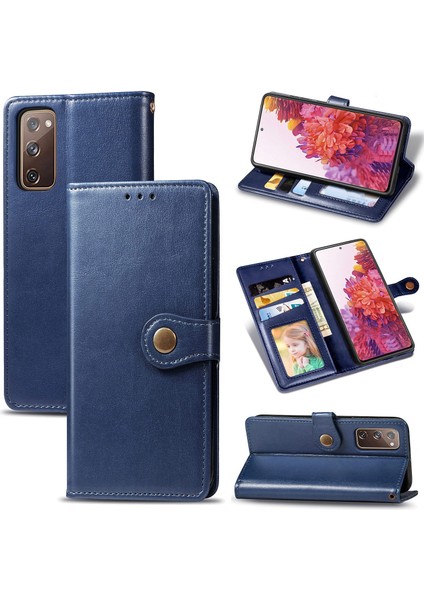 Galaxy S20 Fe (4g / 5g) / S20 Lite Retro Katı Renkli Kılıfı Mavi (Yurt Dışından) fiyatları