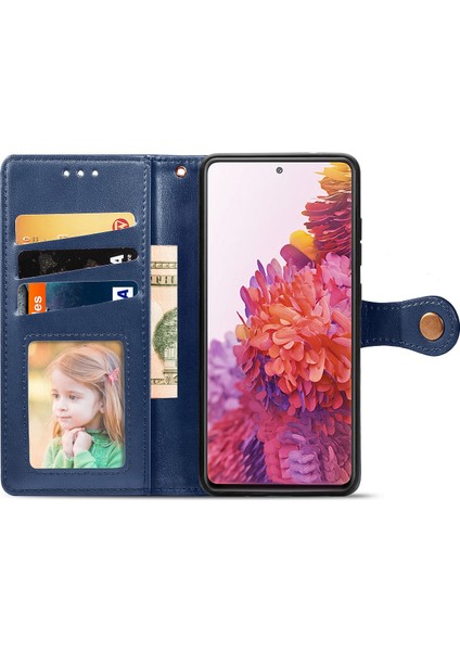 Galaxy S20 Fe (4g / 5g) / S20 Lite Retro Katı Renkli Kılıfı Mavi (Yurt Dışından) fırsatları