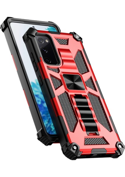 Samsung Galaxy S20 Fe Tpu + Pc Manyetik Kılıf Için Kırmızı (Yurt Dışından) modelleri