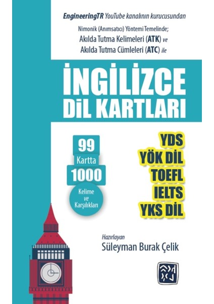 Teenage Engineering İngilizce ATC ATK Fiziksel Nimonik Dil Kartları (Renkli Kartlara Basılı)