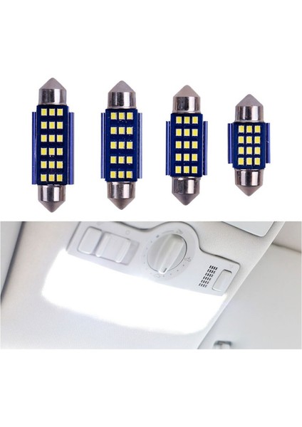 Dekoratif LED Ampul 12SMD Canbus 31MM Sofit Ampul Beyaz/ LAAM868