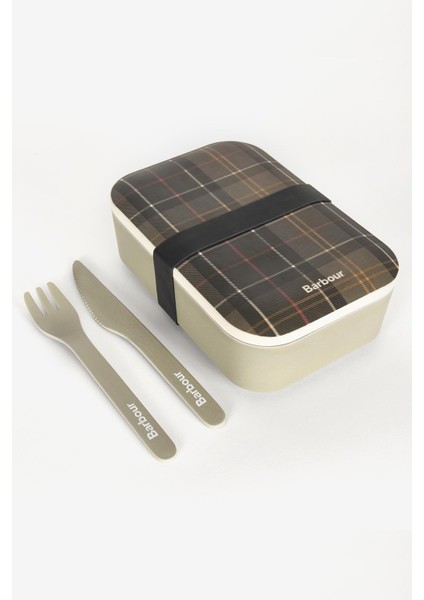 Bamboo Lunch Box & Cutlery TN11 Classic Tartan