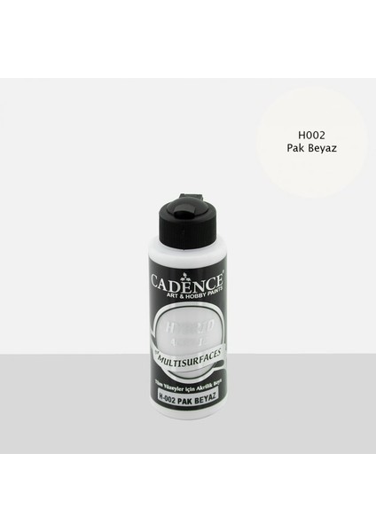 Cadence Multisurface Hybrid Akrilik Boya Pak Beyaz H002- 120 ml
