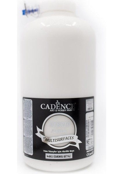 Eskimiş Beyaz Cadence Multisurface Akrilik Boya H003 - 2000 ml
