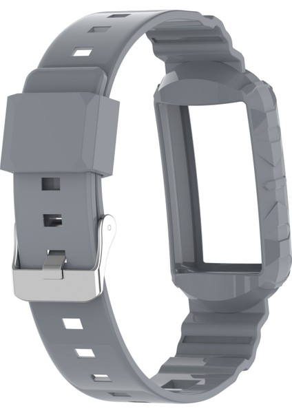 Silikon Bir Vücut Zırh Saat Kayışı Fitbit Şarj 3 Se Gri (Yurt Dışından) fiyatları