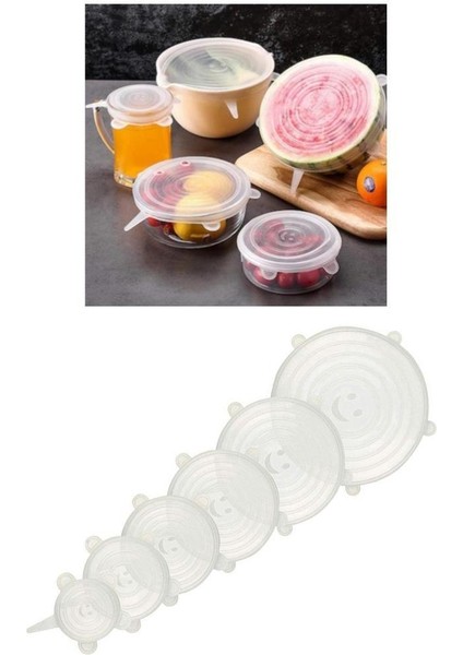 6 Adet Silikon Kapak