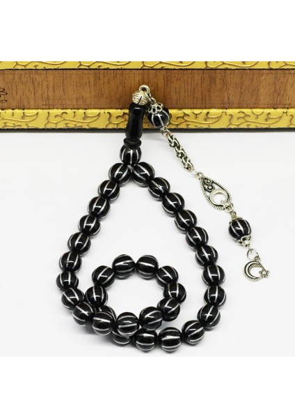 Sekizli Karpuz Dilim Işlemeli Gürcistan Oltusu Tesbih