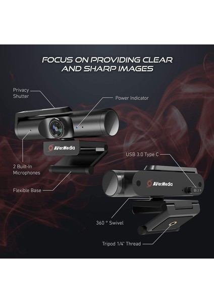 PW513 4K Ultra Hd Webcam modelleri