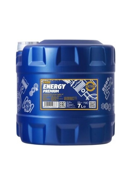 Energy Premium Sae 5W-30 Api Sn/Ch-4 Acea C3 7 Litre Motor Yağı (Üretim Yılı:2022)