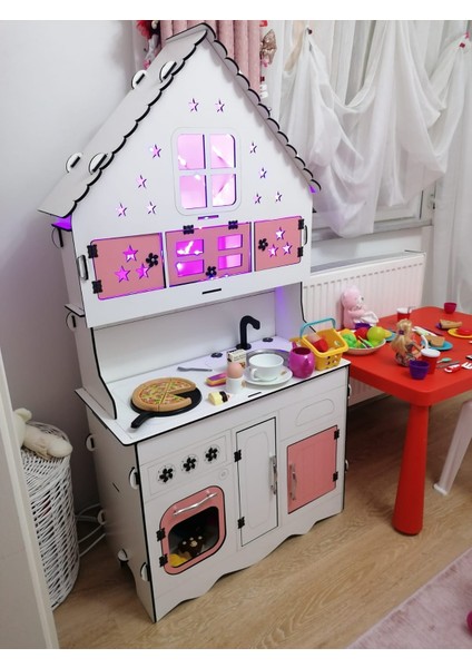 145X75 Ahşap Oyuncak Mutfak
