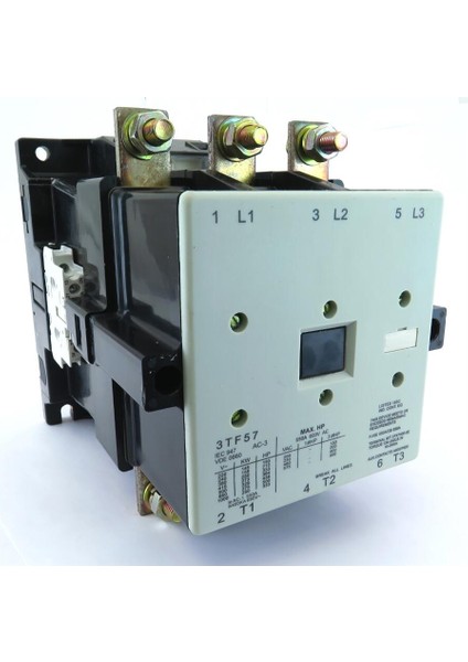 Sıemens 250KW; 475A; Güç Kontaktörü; 230V Ac; 2no+2nc; 3TF5722-0CM7