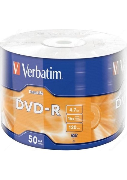 Verbatim Dvd-R 4.7 GB 16X 50 Li 69700