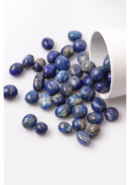 Lapis Lazuli Doğal Taş Tamburlanmış Parça - Tımbıl