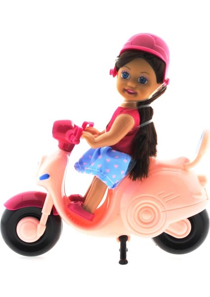 Cute Doll Mini Bebek ve Pembe Vespa