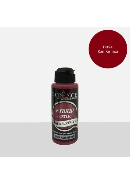Kan Kırmızı Cadence Multisurface Akrilik Boya H054 - 120 ml