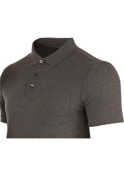 Regular Fit Polo Yaka Klasik Cepli %100 Pamuk Kısa Kollu Basic Penye T-Shirt-PE3605TY22 modelleri
