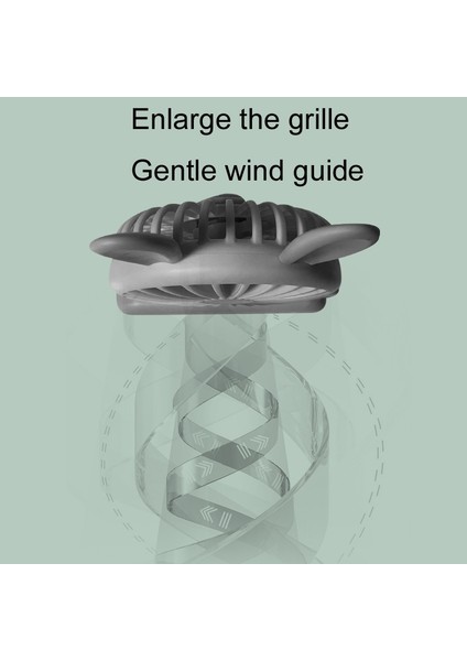 Sevimli Tavşan Katlanabilir USB Şarj Fan Stili 2 (Yurt Dışından)