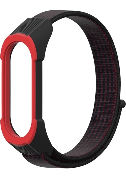 Xiaomi Mi Band 5/4/3 Watchband Siyah Kırmızı + Siyah Kırmızı (Yurt Dışından) fırsatları