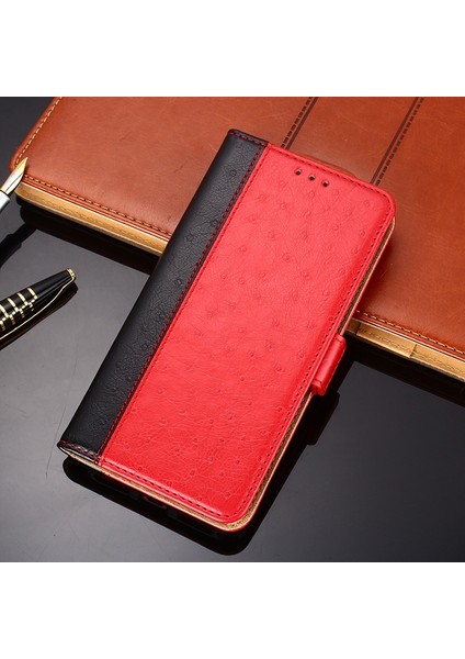 Xiaomi Için Poco M3 Devekuşu Doku Pu Kası Kırmızı (Yurt Dışından) fiyatları