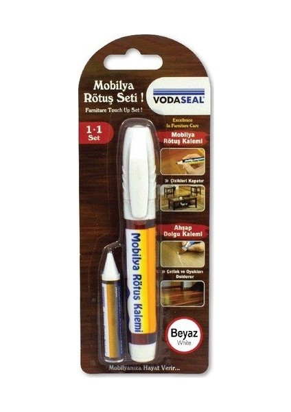 Mobilya Rötuş Seti - Beyaz