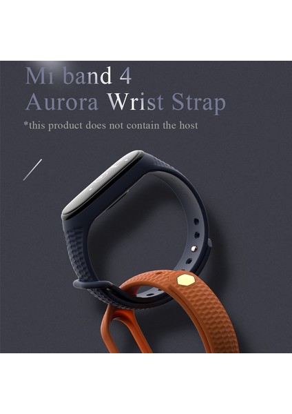 Xiaomi Mi Band 3/4 Kayış Şarap Kırmızı (Yurt Dışından)