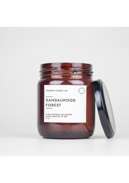 Amber Serisi Sandalwood Kokulu Kavanoz Mum Light fiyatları