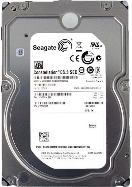 Constellation 3.5" 4 Tb 7200RPM Hard Disk ST4000NM0053