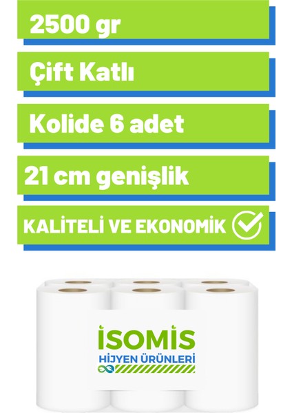 Kağıt Havlu - Eko Paket -Fotoselli Hareketli Kağıt Havlu 18 Rulo - 21 cm - 6000 gr indirimleri