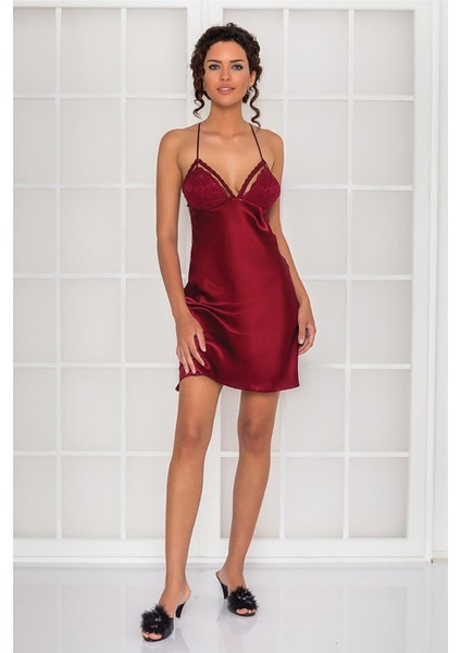 2'li Gecelik Sabahlık Takım 4250 - Bordo fiyatları