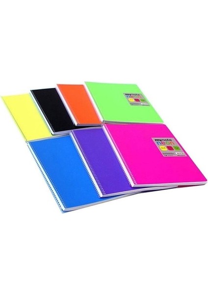 Spiralli Defter My Note Flex Neo Plastik Kapak 40-4 Yaprak