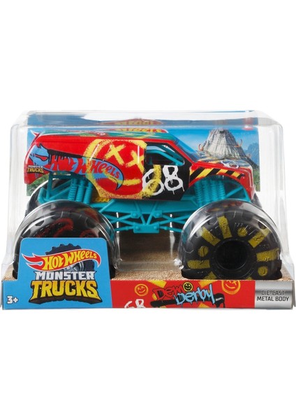 Monster Trucks 1:24 Arabalar - Büyük Gövdeli ve Tekerlekli Oyuncak Arabalar Fyj83