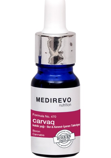 Carvaq Kekik Yağı- Bor&kenevir Içeren Takviye Edici Gıda