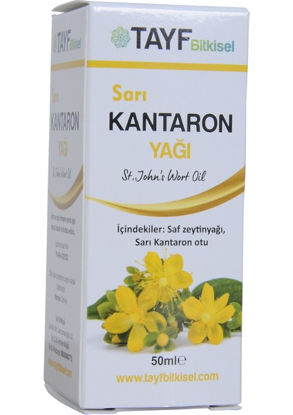 Tayf Sarı Kantaron Yağı 50 Ml.