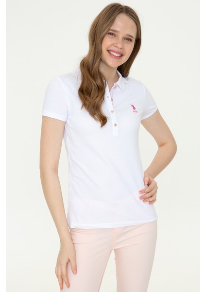 Kadın Beyaz Basic T-Shirt 50246287-VR013