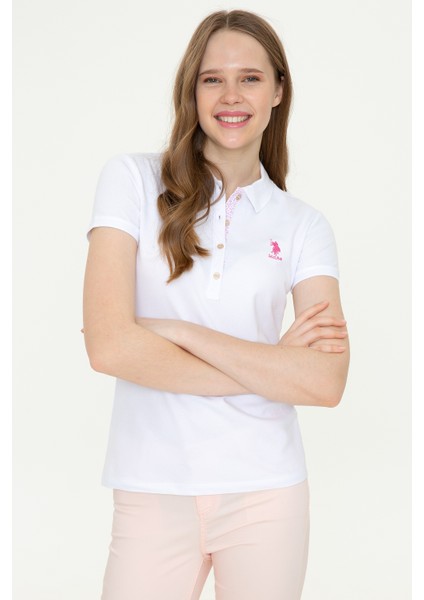 Kadın Beyaz Basic T-Shirt 50246287-VR013 modelleri