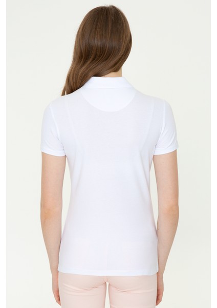 Kadın Beyaz Basic T-Shirt 50246287-VR013 indirimleri