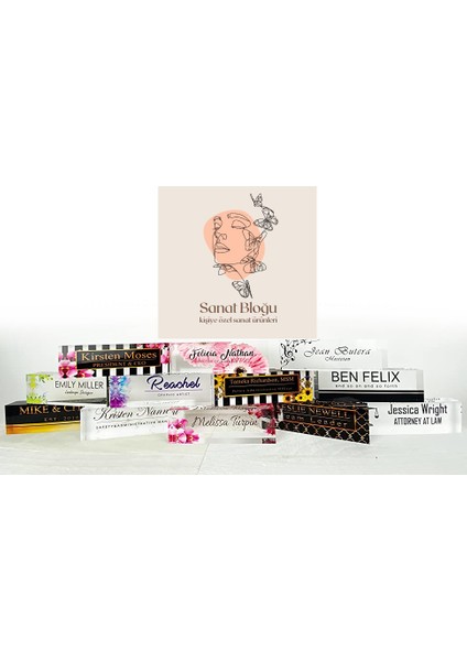 Mermer Desenli 3D Modern Görünümlü Kişiselleştirilmiş Avukat Isimliği fırsatları