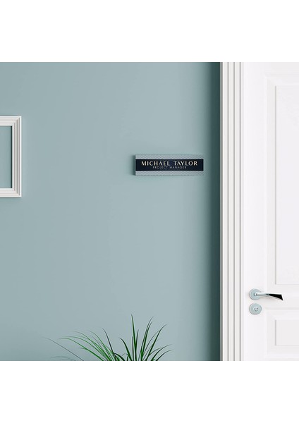 Kapılar Için Akrilik Cam Üzerine Net Şekilli Kapı Isim Plakası | Ofis fiyatları