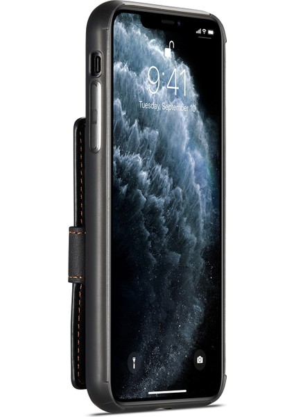 iPhone 11 için Manyetik Pu + Tpu Kılıf - Kahverengi (Yurt Dışından) modelleri
