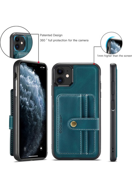 Iphone 11 Mavi Için Hırsızlık Manyetik Pu + Tpu Kılıfı (Yurt Dışından) fırsatları