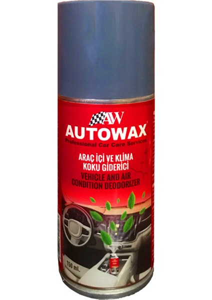 Araç içi ve klima koku giderici 150 ml.