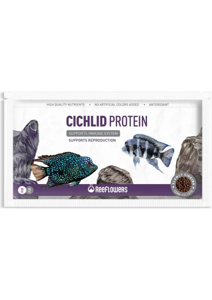 Reeflowers Cichlid Protein Balık Yemi 15 gr