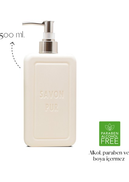 Savon De Royal Savon Pur Luxury Vegan Sıvı Sabun Beyaz 500 ml