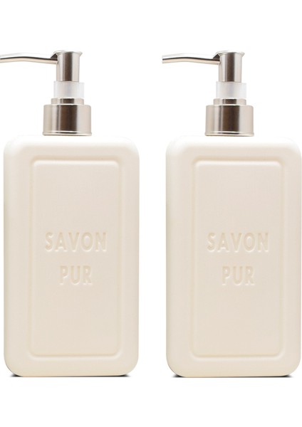 Savon Pur Luxury Vegan Sıvı Sabun Beyaz 2 x 500 ml