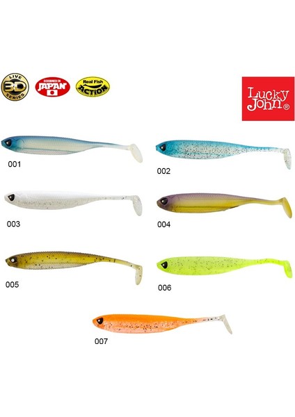 Makora 3D Shad Tail 5'' (12.7 Cm) 4p Silikon Yem